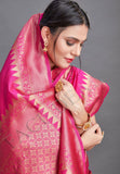 Unique  Jacquard Weaving  Banarasi Silk Sarees
