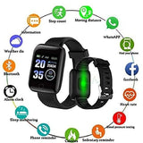 2 in 1 Smartwatch With�Buds Combo Pack of 2 Items - Truly Wireless Bluetooth in Ear Earbuds Headset with Mic , Bluetooth D116 Smart Watch with Heart Rate Monitor and Many Other Features (1 Year Warranty)