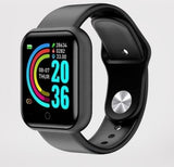 D20 Bluetooth Wireless Smart Watch Fitness Band (Black)