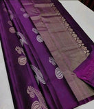 Delicate Jacquard Woven Banarasi Silk Saree