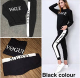 Women's Cotton Rib Printed Winter Tracksuit First Copy