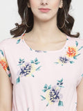 Darzi Women's Polyester Floral Print Jumpsuit
