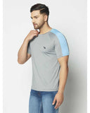 Striped Print Half Sleeves Round Neck T-shirts For Men's